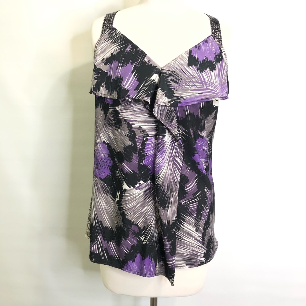 ELLE sequin strap  tank top NWOT sz S